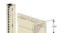 Wall Type Half Uprights